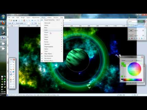Paint.NET spacescape