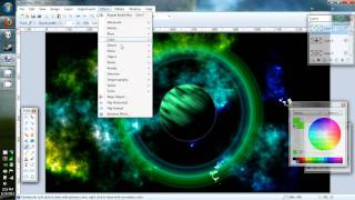Paint.NET spacescape