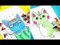تحديات DIY ممتعة رسم وصناعة وحيل جيلاتين ممتعة مع سام 