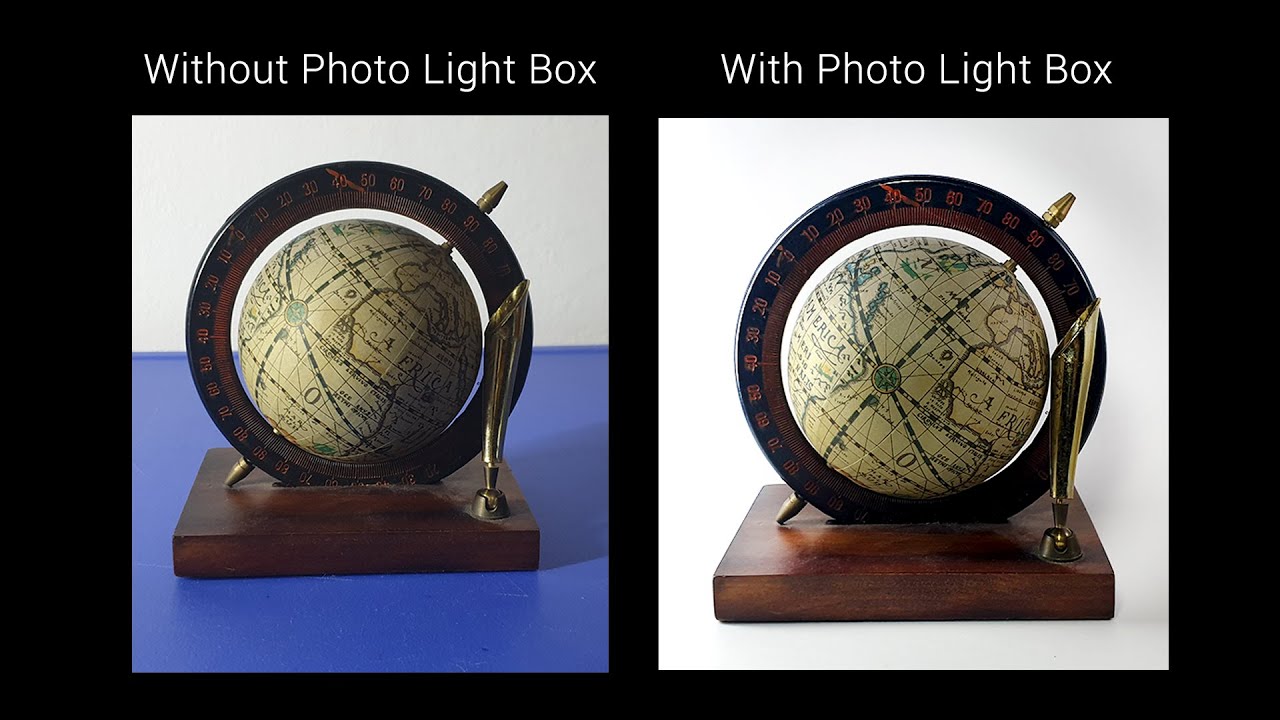 Tutorial : DIY Photo Light Box - YouTube