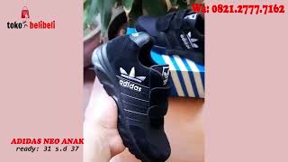 sepatu adidas neo anak import. sepatu sekolah anak. adidas anak