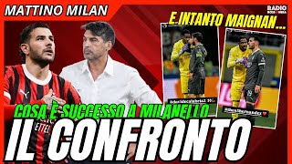 THEO-FONSECA: IL CONFRONTO A MILANELLO. MILAN, MALESSERI, ASSENZE E MAIGNAN... Mattino Milan