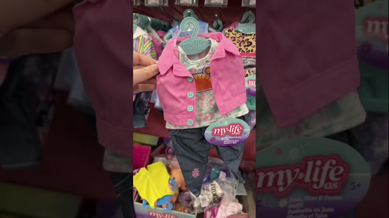 Mylife As 18 Doll Sized Outfits And Accessories For American Girl Dolls At Walmart Shorts
