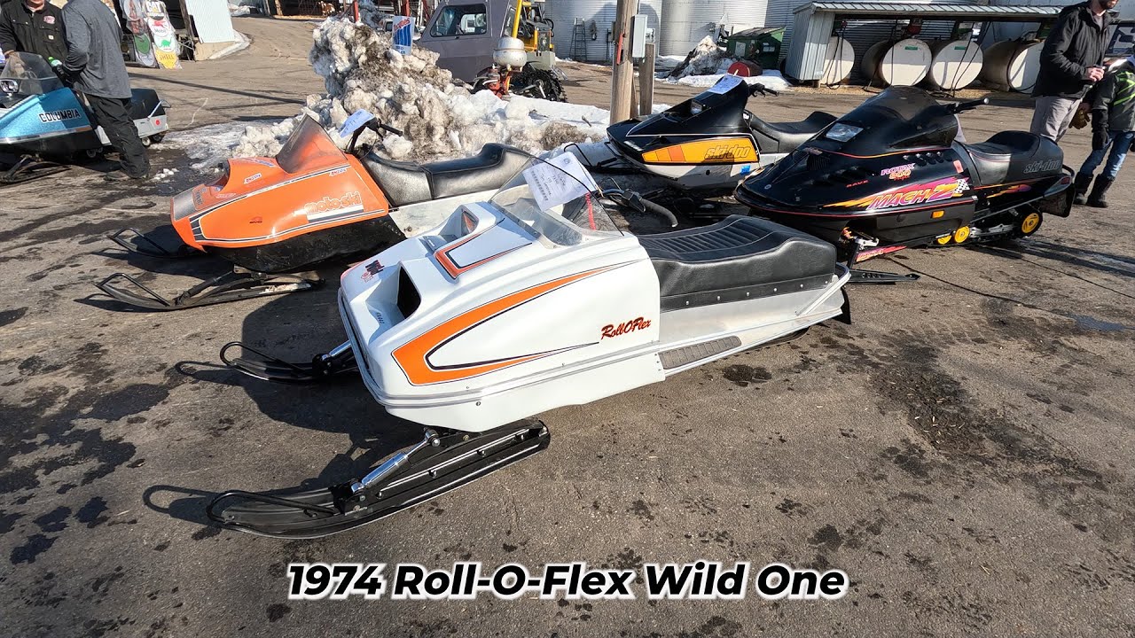 1974 RollOFlex Wild One Vintage Snowmobile YouTube