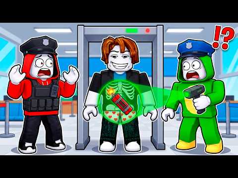 JJ and MIKEY in ROBLOX SECURE THE AIRPORT!