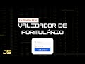 Como Criar um Validador de Formulário em Tempo Real com JavaScript  (Passo a Passo para Iniciantes!)