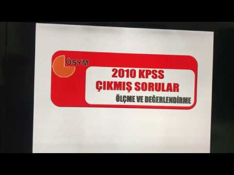 2010 KPSS ÖLÇME