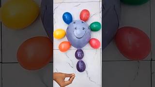 🎈  purple colour balloon popping #balloon #popping #funny