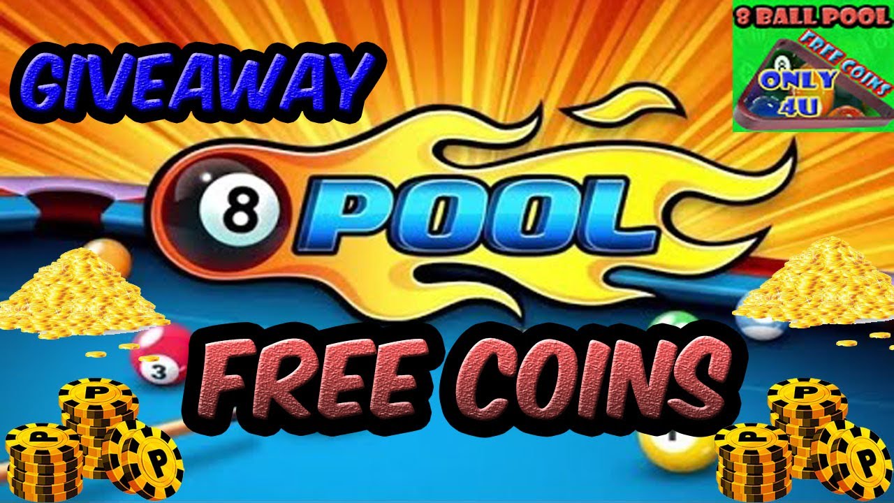 8 Ball Pool Live Giveaway of Free Coins Our Unique