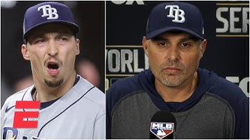 Kevin Cash on decision to remove Blake Snell from Game 6 | 2020 World Series