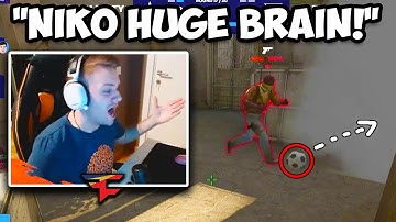 NIKO SMART BALL BAIT TRICK! S1MPLE PERFECT NADE! (200 IQ) CS:GO Twitch Clips