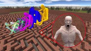 GIANT SCP-096 vs Every Color Variant... Who Survives | Garry's Mod