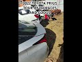 OBSERVING THE 22 TOTALED TOYOTA PRIUS !!  #le#totaled#burned#destroyed#toyota