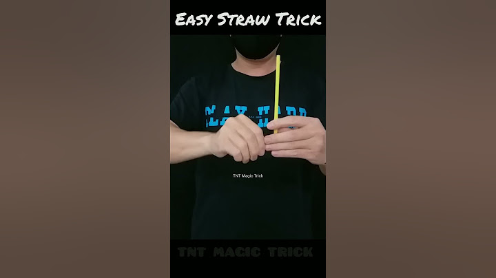BEST Magic. Easy Straw Trick. #magic #magictrick #bestmagic #handtrick #shorts #trending