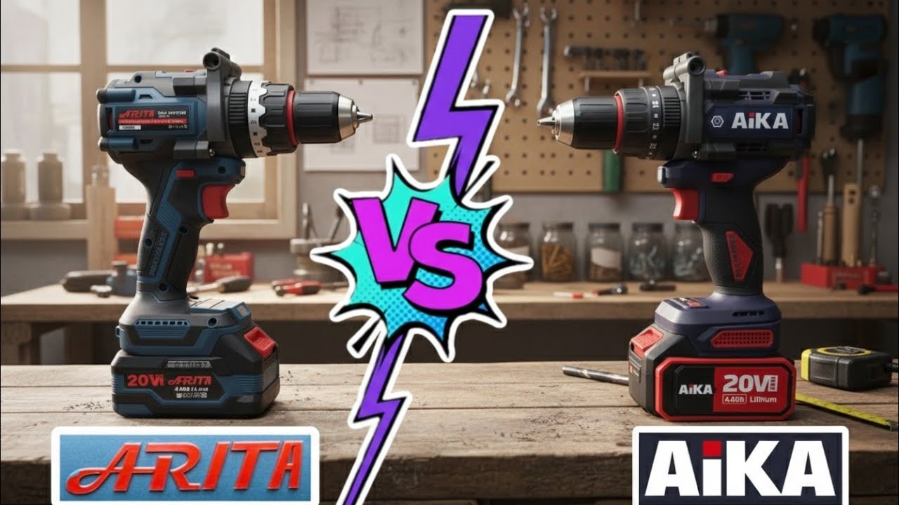Arita 160 Nm VS Aika 160 Nm: Qual parafusadeira entrega mais? ( Aika AD-DR13B vs Arita ART-13160 )