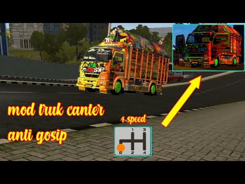 Share mod  bussid  truk  canter anti  gosip  BUSSID  MOD  