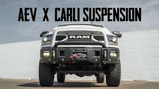 AEV Styling w/ Carli Suspension Ram Cummins Build: The Dream Combo