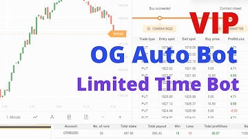 Lifetime  Binary.com Bot - OG Auto Binary Bot | Authentic Secure Lifetime Binary Bot