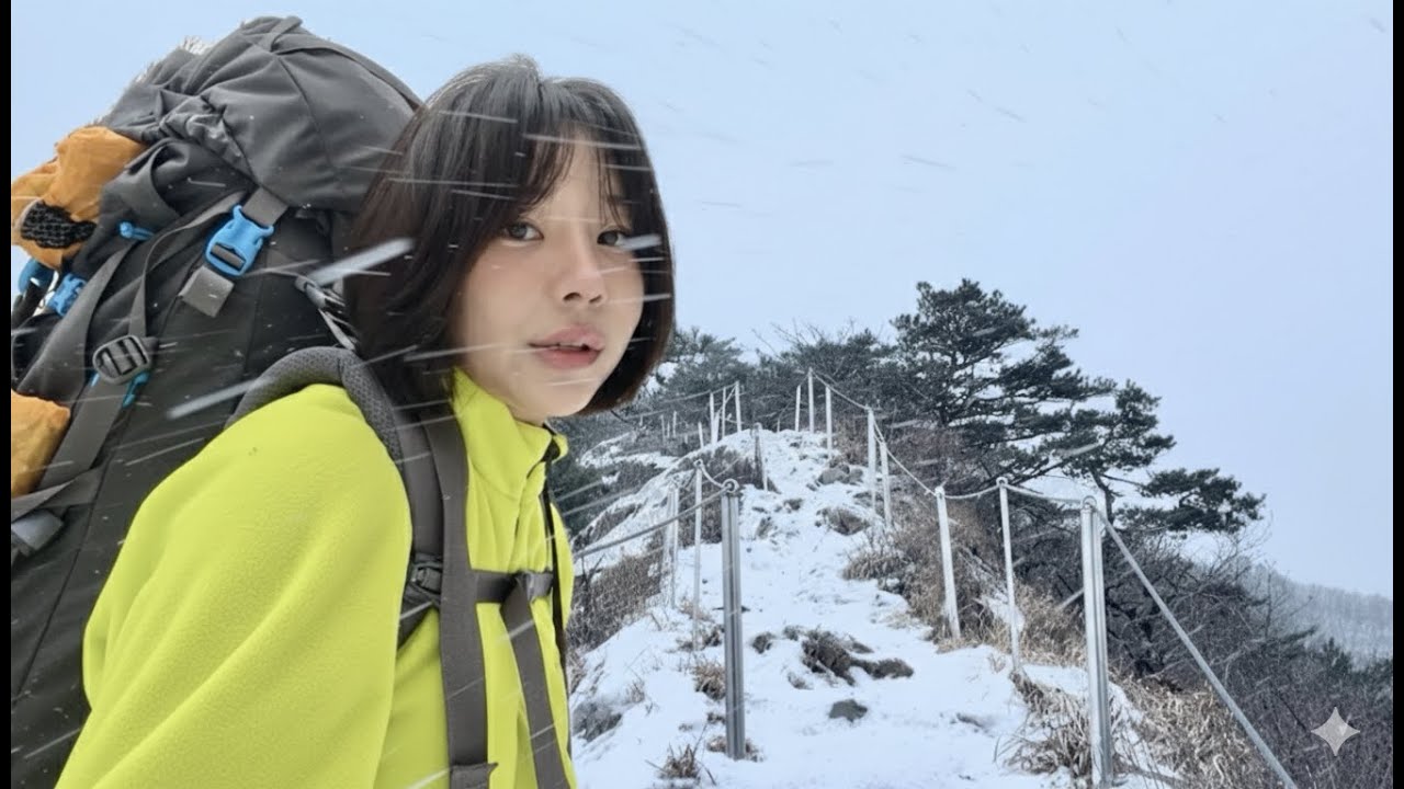 눈 오는 설산에 혼자 간 이유｜왕복 6kmㅣ고대산백패킹