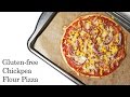 Chickpea Flour Pizza (Gluten free & Healthy)