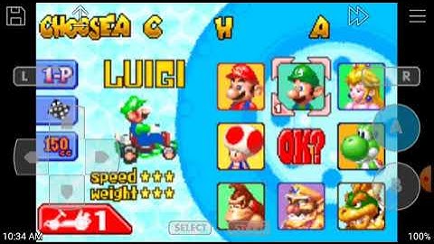 Mario Kart Super Circuit Gameplay #2 Returning GBA Emulator