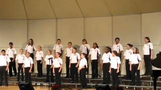 Three Rivers 6th Grade Choir Singing \