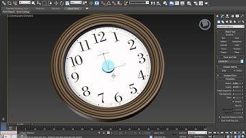 Clock in 3dsmax - Part I: Modelling