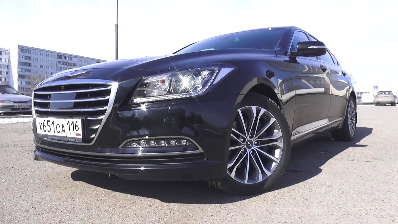 2016 Hyundai Genesis 3.0 V6 GDI HTRAC Luxury Test Drive. - YouTube