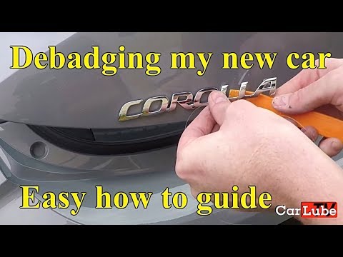 Easy Toyota Debadge Fast & Safe Guide