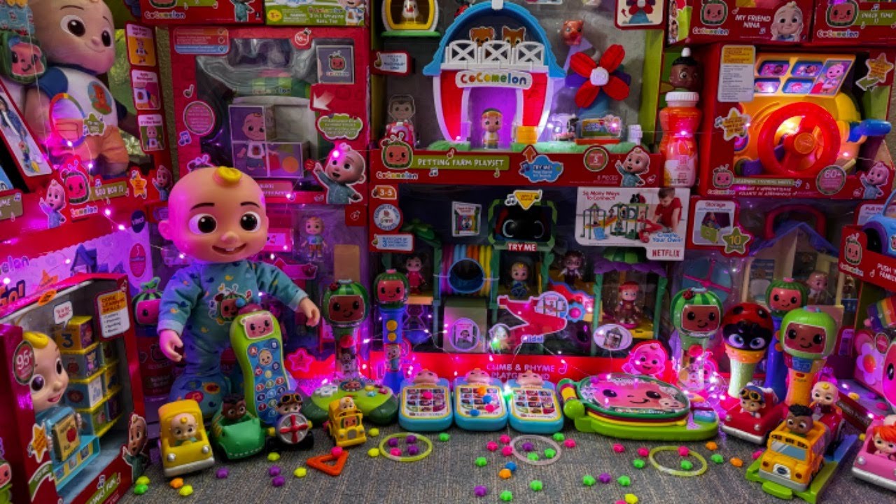  live hello good day cocomelon family toys collection cocomelon