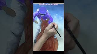 How To Paint a Racehorse #art #painting #acrylicpaintingtutorial #arttutorial #artist #drawing