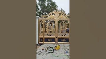 Cổng inox màu đẹp