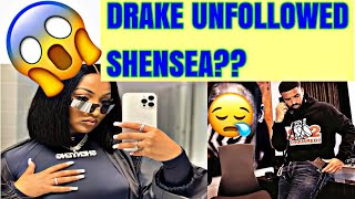 Drake unfollowed Shensea/Shensea is being treated just as they did Alkaline?