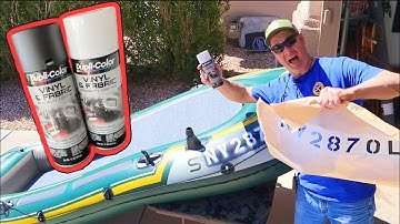 “Vinyl Paint” Boat Letters & Numbers- Seahawk 4 Inflatable Boat