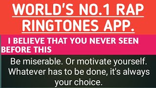 Best free Rap ringtone Download App.2018 screenshot 2