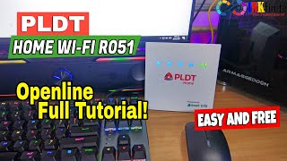 PLDT Home Wi-Fi R051 V008 Openline Full Tutorial 2023 | INKfinite