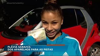 Flávia Saraiva fala sobre as conquistas nos Jogos Pan-Americanos