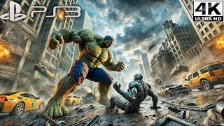 Hulk Green Scar vs HULKBUSTER Iron Man [PS3] UHD 4K60ᶠᵖˢ 2 Times Battle Gameplay/4k