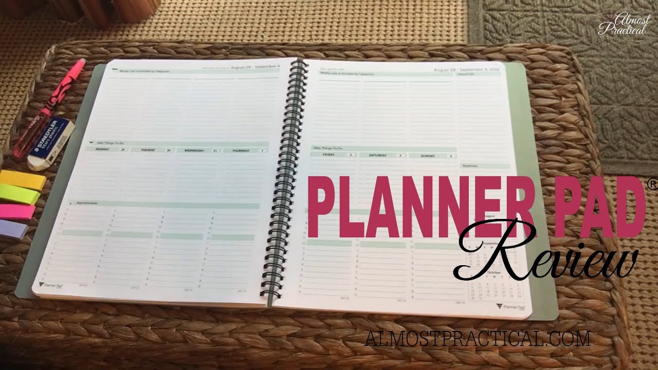 Planner Pad Review YouTube