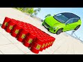 I Drove My Car Into A Giant Pile Of EXPLOSIVE BARRELS! Complete Destruction! - BeamNG Drive Mods