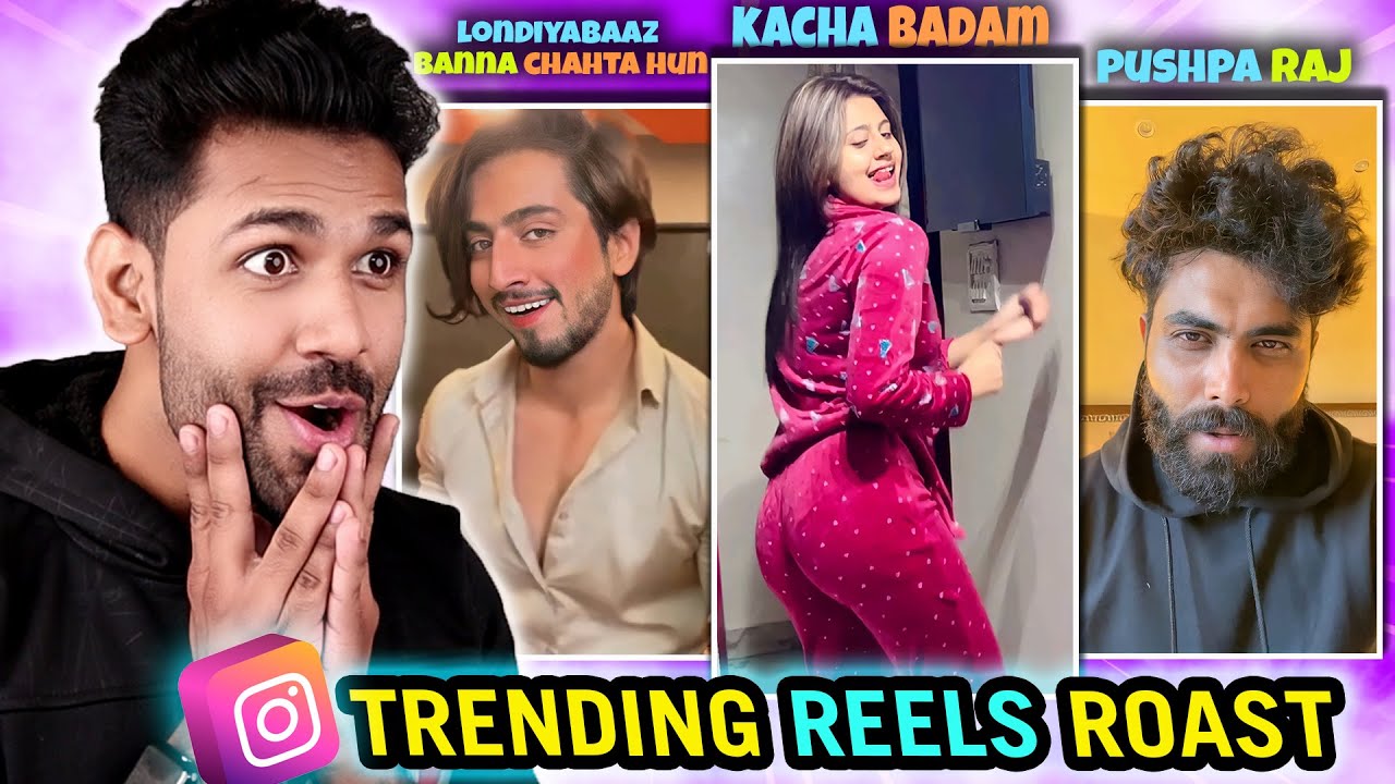 New Instagram Reels Trend Roast | Kacha Badam Viral song, Pushpa Raj Allu Arjun