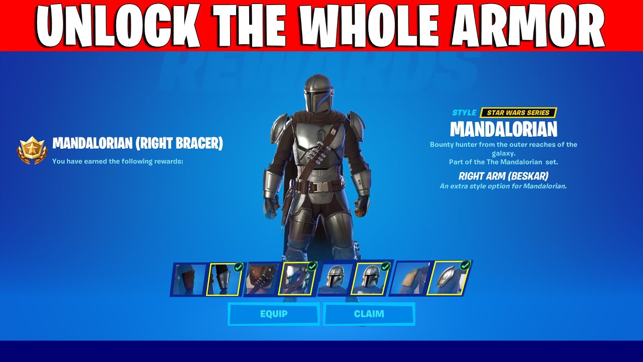 Fortnite Chapter 2 Season 5 Guide How To Complete Mandalorian Beskar Armor Challenges And Legendary Quest