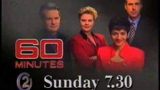 60 minutes news and current affairs 1993 spot/ident - TVNZ