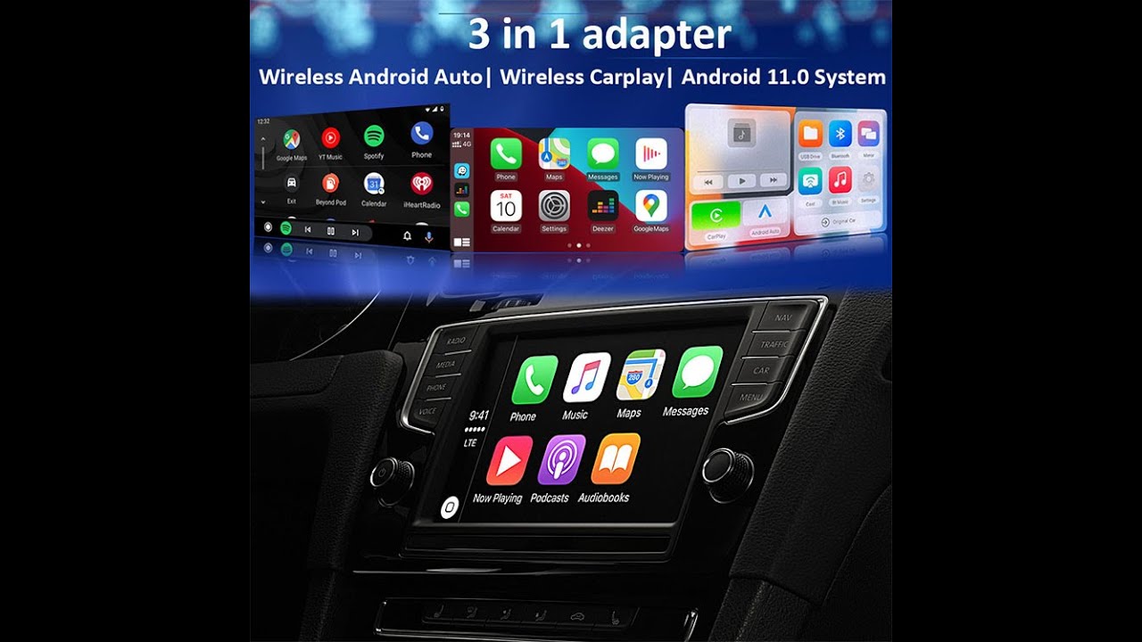 老賈3C Carplay Ai Box 轉換盒CP-600 4G+32G - YouTube