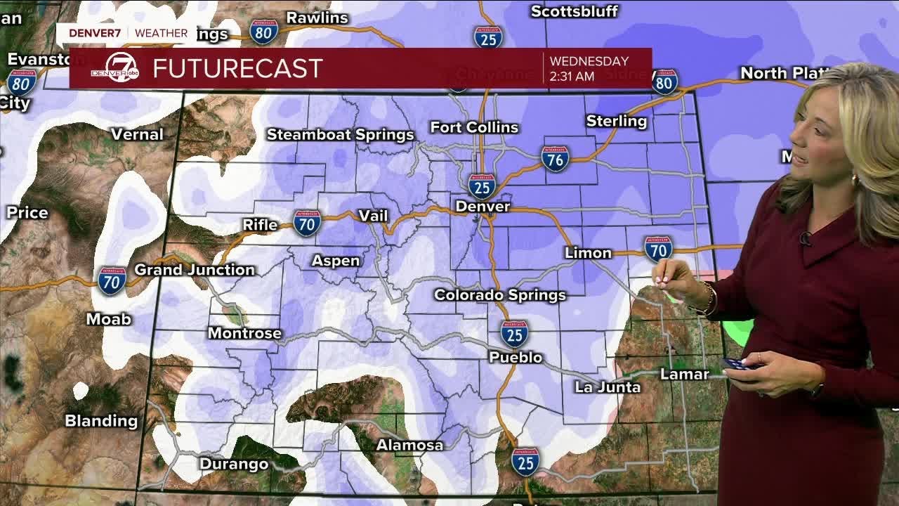 Mild on Monday, but another storm hits the Denver metro area tomorrow ...