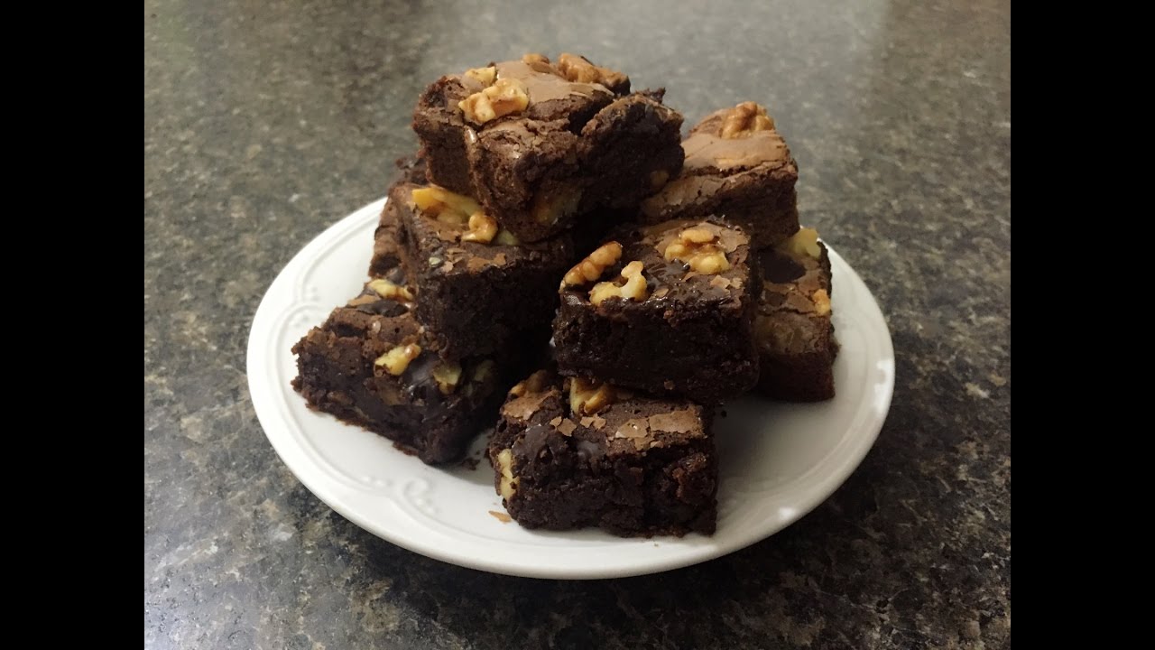 How to make Brownies with walnut YouTube
