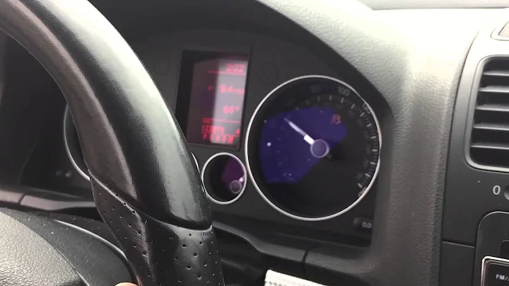 2008 VW Golf R32 0-60 Launch Control