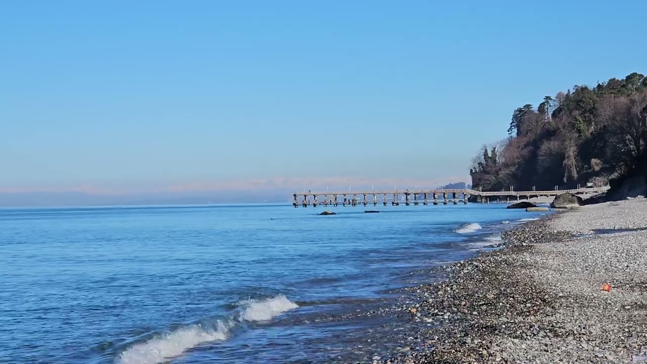 Батуми Грузия. Махинджаури. Пляж. 🇬🇪🌞