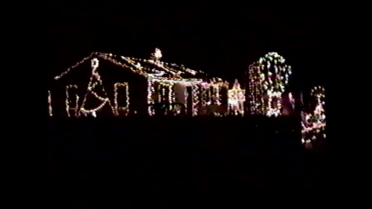 House Christmas Lights 1994 YouTube