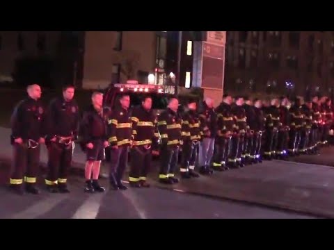 FDNY Fallen Firefighter Steven H. Pollard Procession from Kings County Hospital in Brooklyn